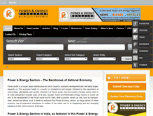 Tablet Screenshot of powerenergydirectory.com